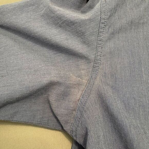 Columbia Grey Button Up Shirt Solid Print Mens Size Large Outdoors - Picture 4 of 11